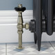 FAR-AG-AB-BLACK-HEAD-LS01 - Faringdon Traditional Thermostatic Radiator Valve - Antique Brass (Angled TRV) FAR-AG-AB-BLACK-HEAD-LS01 - Faringdon Traditional Thermostatic Radiator Valve - Antique Brass (Angled TRV)